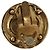 Orecchini CHANEL Metallo Tono Oro CC Auth 197920 - vista 3