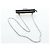 Bolsa de Ombro com Corrente PRADA Couro envernizado Prata Auth 196592M - vista 7