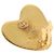 Orecchini Cuore CHANEL Metallo Tono Oro CC Auth 197921M - vista 5