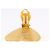 Orecchini Cuore CHANEL Metallo Tono Oro CC Auth 197921M - vista 6