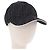 FENDI Zucca Canvas Baseball Cap Black Auth ki6782M Schwarz