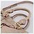 Borsa a mano Miu Miu Vitellolux in pelle 2way Beige Tono Oro Auth 200811 - vista 8
