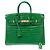 Hermès Borsa HERMES Birkin 25 in Pelli esotiche Verde - 103879