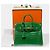 Hermès Borsa HERMES Birkin 25 in Pelli esotiche Verde - 103879 - vista 2