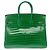 Hermès Borsa HERMES Birkin 25 in Pelli esotiche Verde - 103879 - vista 4