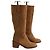 Stivali Sessun in camoscio camel Cammello - vista 3