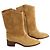 Botas western SéZane camel de ante Camello - vista 3