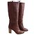 Botas Sessun de cuero marrón Castaño - vista 3