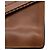 Borsa a tracolla Prada in pelle di vitello Antik Soun Cuoio Ebano marrone con placca logo - vista 12