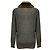 Saint Laurent Strickcardigan aus Kamelhaar mit grauem Kunstfellkragen - Ansicht 3