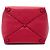 Prada Vitello Daino Tote Rot - Ansicht 3