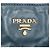 Borsa tote convertibile Prada Vitello Shine blu con tasca frontale - vista 5