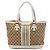 Tote Gucci Small GG Canvas Web Libeccio Sunset Beige