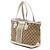 Tote Gucci Small GG Canvas Web Libeccio Sunset Beige - vista 2