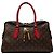 Borsa Satchel Louis Vuitton Monogram Tuileries Marrone