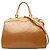 Borsa Satchel Louis Vuitton Monogram Vernis Brea Beige