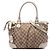 Borsa Satchel Gucci GG Canvas Sukey Oro D'oro