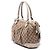 Borsa Satchel Gucci GG Canvas Sukey Oro D'oro - vista 2