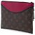 Bolsa de mão Louis Vuitton Monogram Pochette Tuileries Castanha Marrom - vista 2