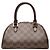Borsa a mano Mini Ribera Louis Vuitton Damier Ebene Marrone