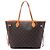 Borsa Tote Louis Vuitton Monogram Neverfull MM Marrone