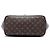 Borsa Tote Louis Vuitton Monogram Neverfull MM Marrone - vista 3