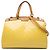 Borsa Satchel Louis Vuitton Monogram Vernis Brea MM Gialla Giallo