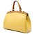 Borsa Satchel Louis Vuitton Monogram Vernis Brea MM Gialla Giallo - vista 2