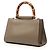 Bamboo Borsa Satchel Gucci Mini Nymphaea in pelle di vitello marrone con Web e Bambù - vista 2