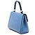 Borsa Satchel Louis Vuitton Cluny BB in pelle Epi Denim blu - vista 2