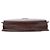 Borsa business Prada Saffiano Cuir marrone con tasca frontale con zip - vista 3