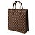 Borsa Tote Louis Vuitton Damier Ebene Venice Sac Plat Marrone - vista 2