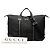Sac Duffle Gucci XL GG en nylon noir avec bande Web - vue 7