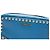 Borsa Camera Prada Studded Saffiano Blu - vista 5