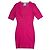Herve Leger Hervé Léger Bandage Kleid Fuchsia Creme Fuschia