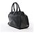 Borsa Saint Laurent Paris Downtown Cabas in pelle e borchie Nera 481909 Nero - vista 3