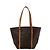 Louis Vuitton Sac Shopping Monogram Canvas Shoulder Bag in Brown M51108 Marrone