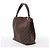 Borsa a tracolla Louis Vuitton Graceful PM Damier Ebene in marrone N44044 Rosso - vista 2
