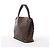 Borsa a tracolla Louis Vuitton Graceful PM Damier Ebene in marrone N44044 Rosso - vista 3
