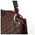 Borsa a tracolla Louis Vuitton Graceful PM Damier Ebene in marrone N44044 Rosso - vista 5
