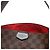Borsa a tracolla Louis Vuitton Graceful PM Damier Ebene in marrone N44044 Rosso - vista 6