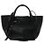 Céline Celine Big Bag Small Borsa a mano 2Way in pelle Nero