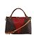 Borsa a mano 2Way Louis Vuitton V Tote MM Monogram Canvas in Brown x Red M43957 Rosso