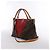 Borsa a mano 2Way Louis Vuitton V Tote MM Monogram Canvas in Brown x Red M43957 Rosso - vista 3