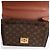 Borsa a mano Louis Vuitton Monceau Monogram Canvas in marrone M51185 - vista 12