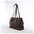 Borsa a tracolla Louis Vuitton Chelsea Damier Ebene in marrone N51119 Rosso - vista 3