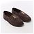 Mocassini Chanel CC logo in camoscio x shearling marroni, taglia 40.5 EU Marrone - vista 2