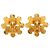 Pendientes Chanel Coco Mark con motivo de flor Dorado - vista 2
