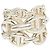 Hermès Hermes Chaine d'Ancre Enchainée GM Ring Silber