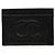 Tarjetero Chanel Coco Mark Negro